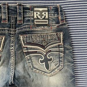 Men’s Rock Revival Jack Slim Boot Stretch Jean 31